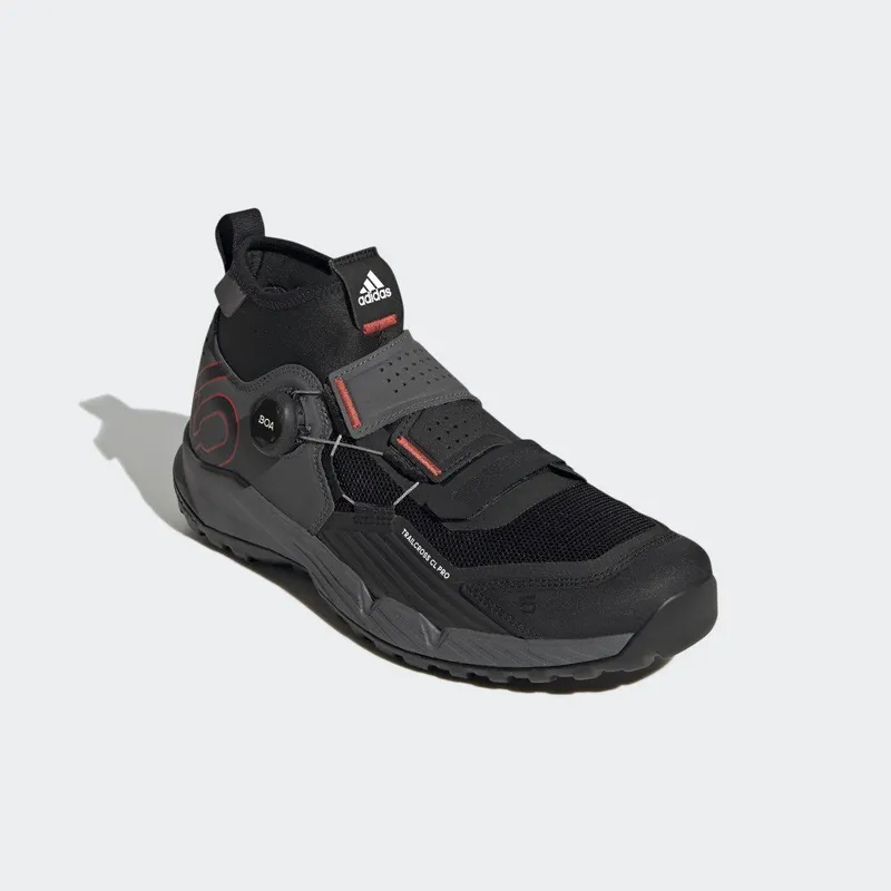 adidas Five Ten Trailcross Pro Clip-in Mountain Biking Grey Five / Core Black / Red (GY9117)