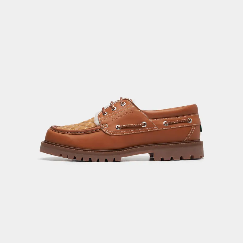 Filling Pieces FP Boatshoe Brown