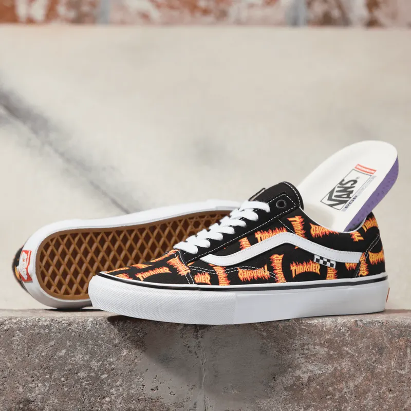 VANS Vans X Thrasher Skate Old Skool Zwart (VN0005W0BML)