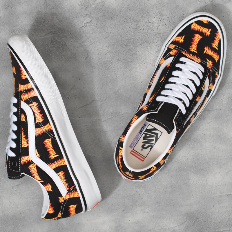 VANS Vans X Thrasher Skate Old Skool Zwart (VN0005W0BML)