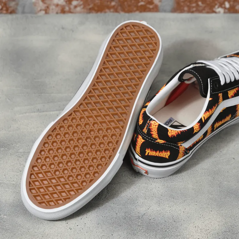 VANS Vans X Thrasher Skate Old Skool Zwart (VN0005W0BML)