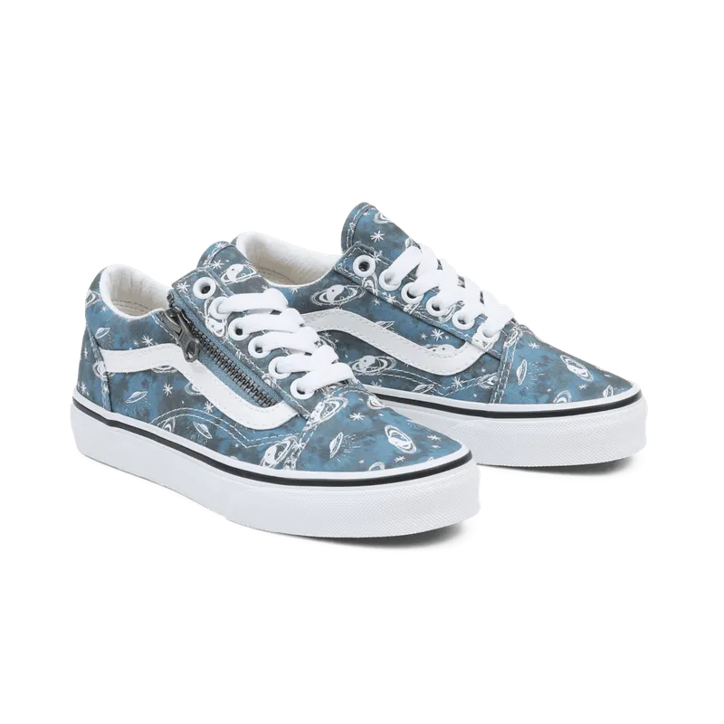 VANS Old Skool Zip Kinderschoenen Zwart (VN0A2XSM448)
