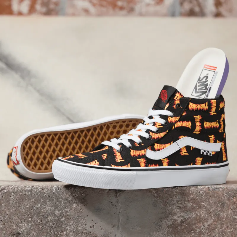 VANS Vans X Thrasher Skate Sk8-hi Zwart (VN0A5FCCBML)
