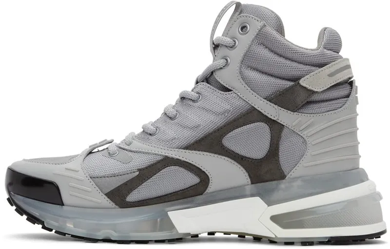 Givenchy Grey GIV 1 TR High Sneakers (BH005YH144)