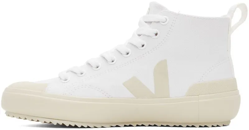 VEJA White & Beige Nova High-Top Sneakers (NT0102348)