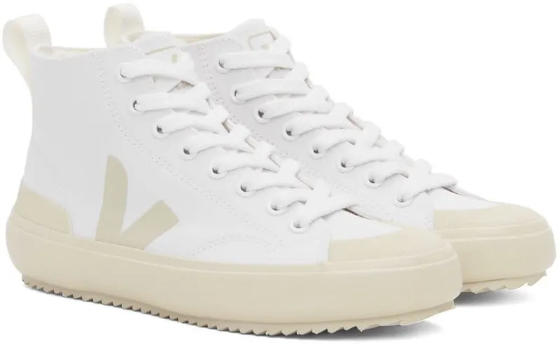 VEJA White & Beige Nova High-Top Sneakers (NT0102348)