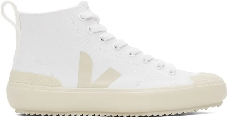 VEJA White & Beige Nova High-Top Sneakers (NT0102348)