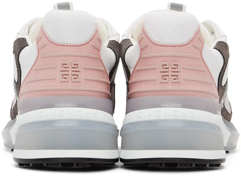 Givenchy White & Pink GIV 1 TR Sneakers (BE002DE1AR149)