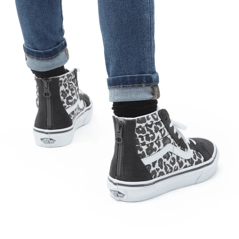 VANS Sk8-hi Zip Kinderschoenen Zwart (VN0A4BUX1O7)