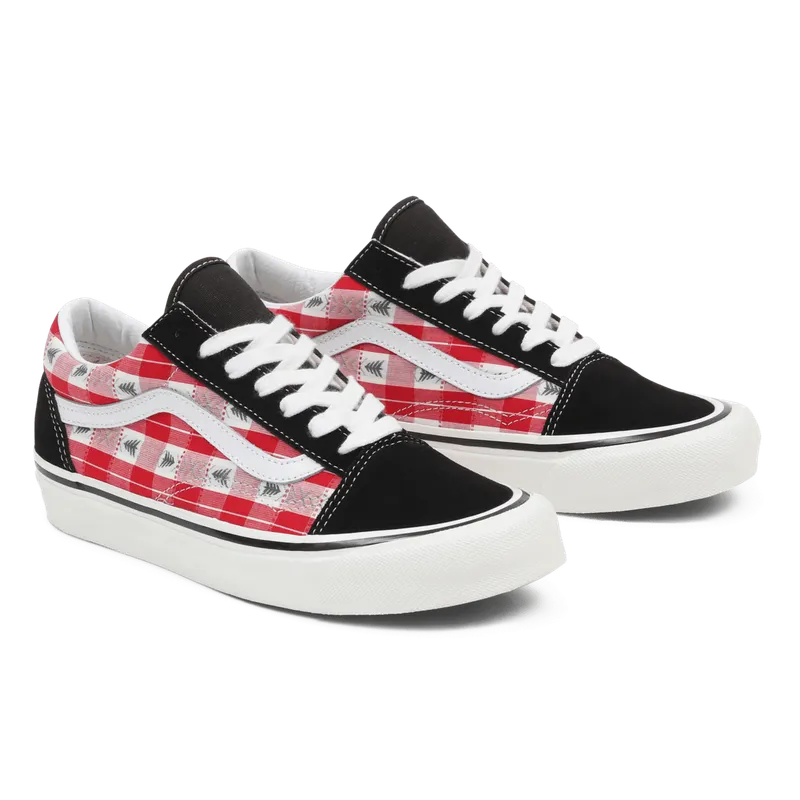 VANS Anaheim Factory Old Skool 36 Dx Rood (VN0A4BW3RED)