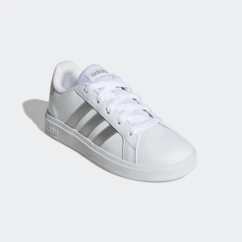 adidas Grand Court Lifestyle Tennis Lace-Up Cloud White / Matte Silver / Matte Silver (GW6506)