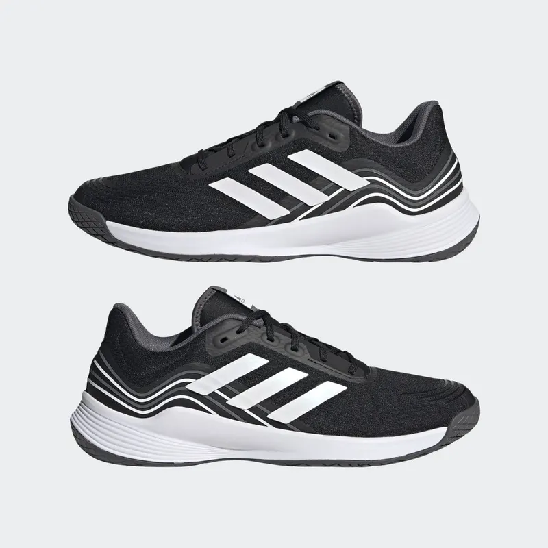 adidas Novaflight Volleybalschoenen Core Black / Cloud White / Grey Five (GX1264)