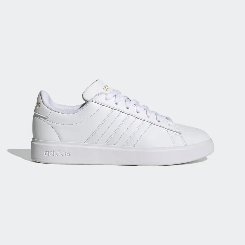 adidas Grand Court Cloudfoam Lifestyle Court Comfort Cloud White / Cloud White / Gold Metallic (GW9213)