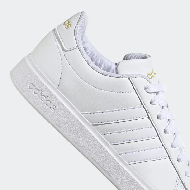 adidas Grand Court Cloudfoam Lifestyle Court Comfort Cloud White / Cloud White / Gold Metallic (GW9213)