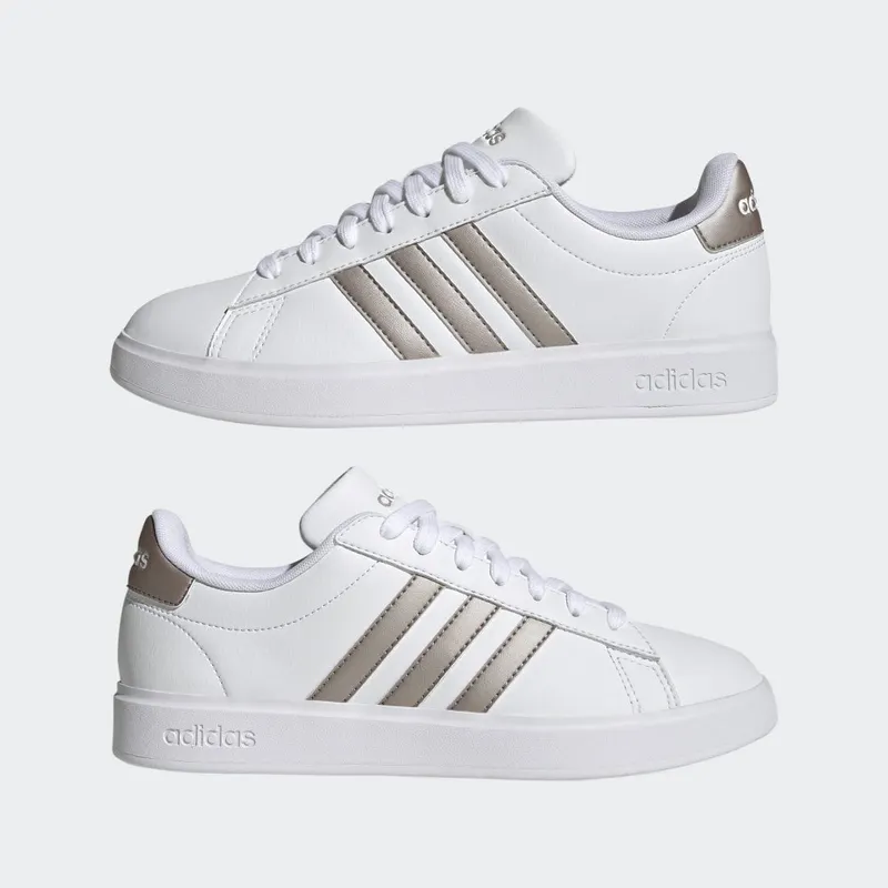 adidas Grand Court Cloudfoam Lifestyle Court Comfort Cloud White / Platinum Metallic / Platinum Metallic (GW9215)