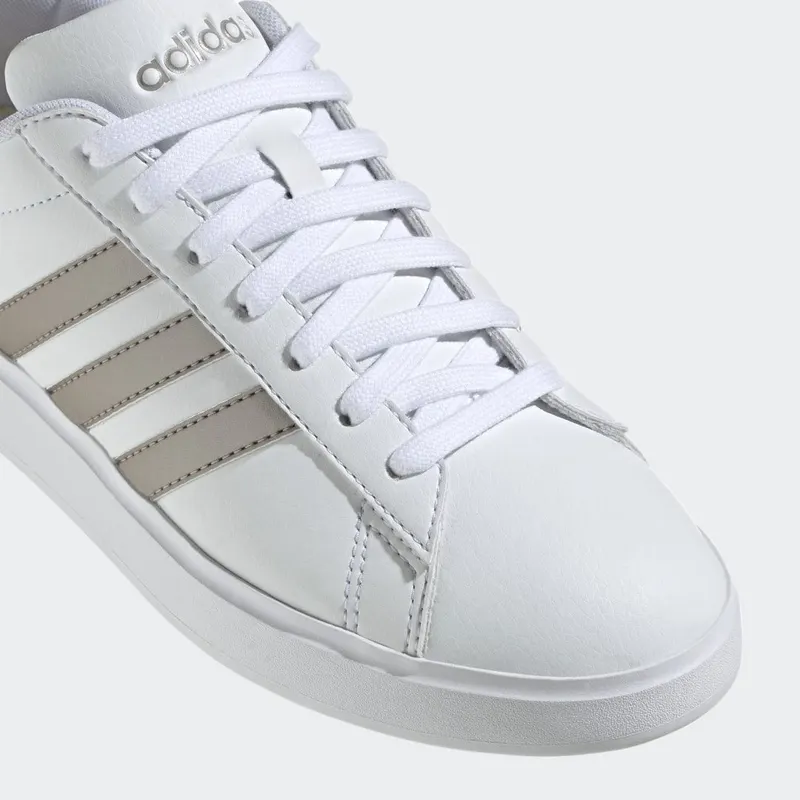 adidas Grand Court Cloudfoam Lifestyle Court Comfort Cloud White / Platinum Metallic / Platinum Metallic (GW9215)