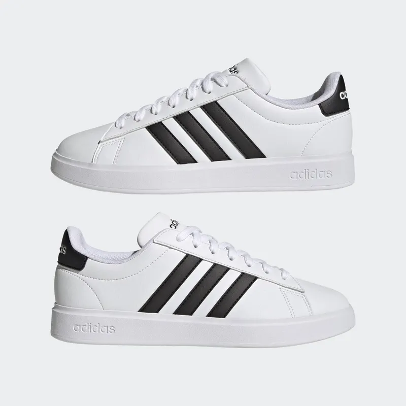 adidas Grand Court Cloudfoam Lifestyle Court Comfort Cloud White / Core Black / Cloud White (GW9195)