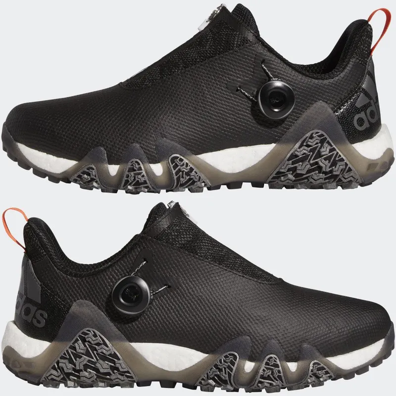adidas Codechaos 22 BOA Spikeless Core Black / Dark Silver Metallic / Impact Orange (GX3937)