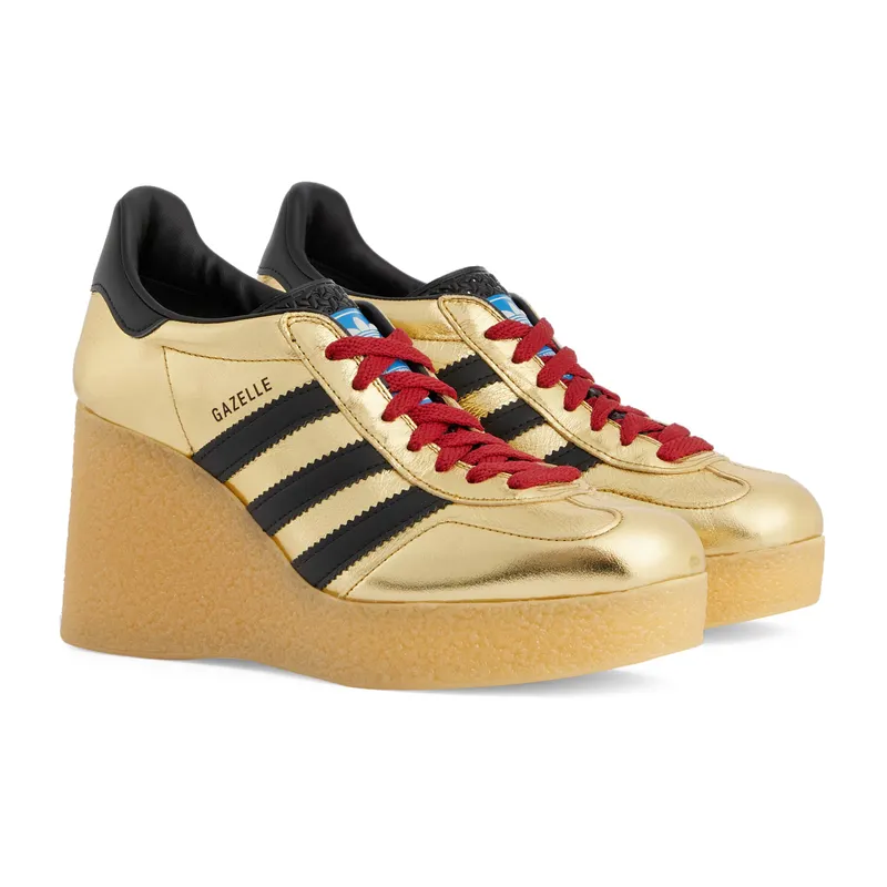 Gucci adidas x Gucci wedge Gazelle Gold 725628AAA2M8043