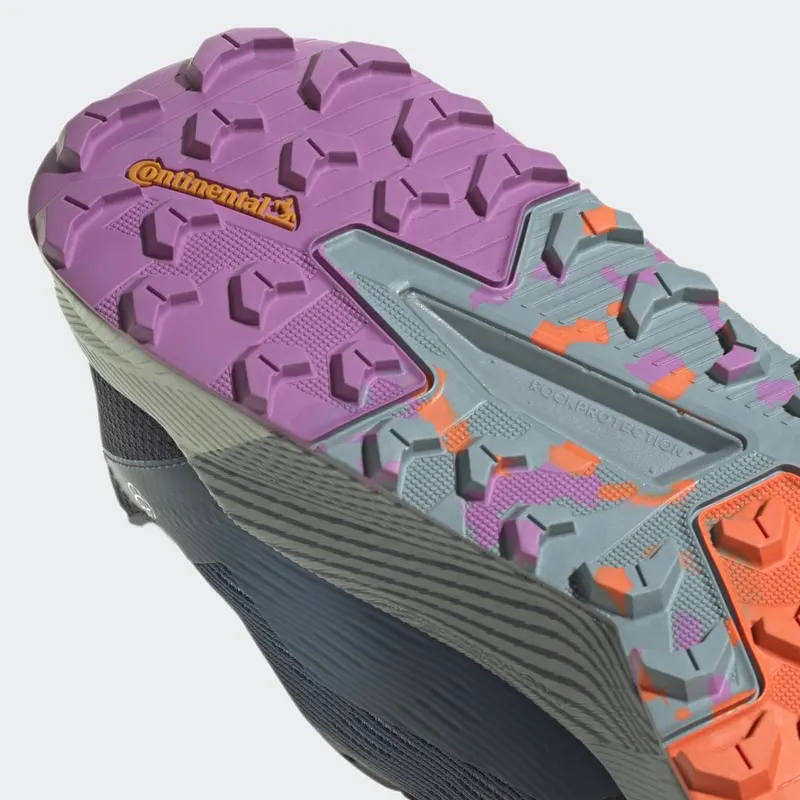 adidas Terrex Agravic Flow 2.0 GORE-TEX Trail Running Wonder Steel / Magic Grey / Impact Orange (GX8674)