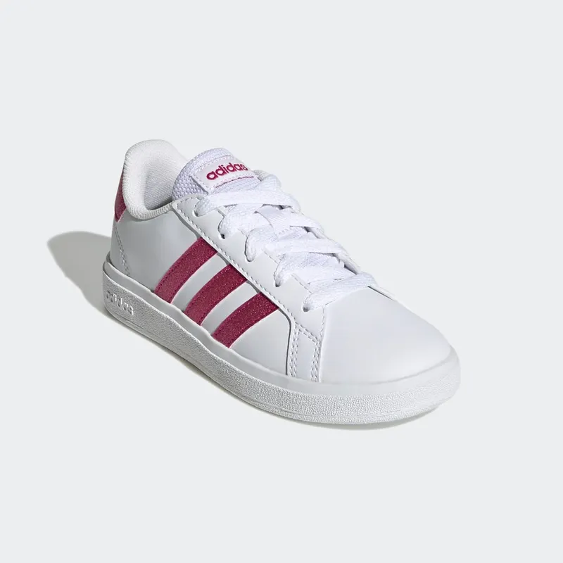 adidas Grand Court Lifestyle Tennis Lace-Up Cloud White / Team Real Magenta / Cloud White (GY4764)