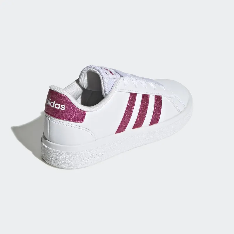 adidas Grand Court Lifestyle Tennis Lace-Up Cloud White / Team Real Magenta / Cloud White (GY4764)