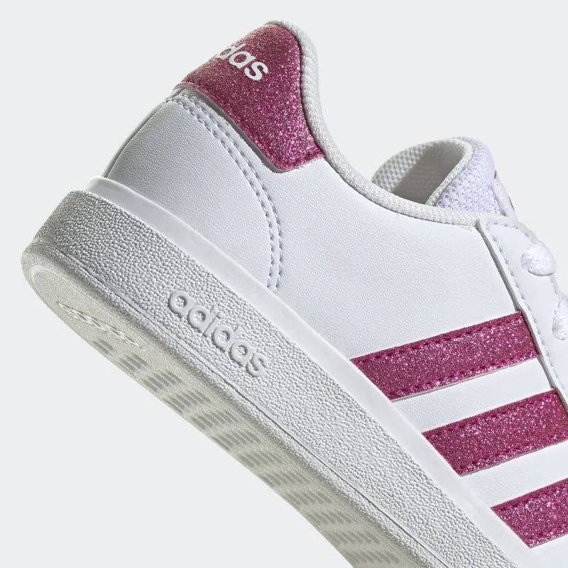 adidas Grand Court Lifestyle Tennis Lace-Up Cloud White / Team Real Magenta / Cloud White (GY4764)