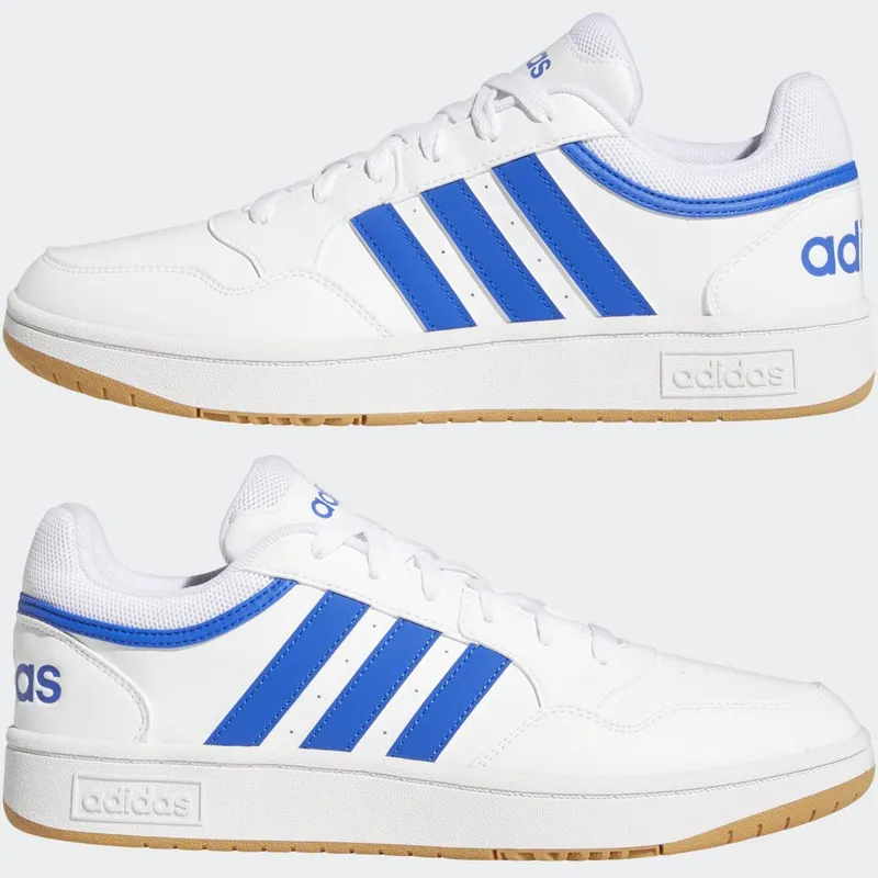 adidas Hoops 3.0 Low Classic Vintage Cloud White / Royal Blue / Gum (GY5435)