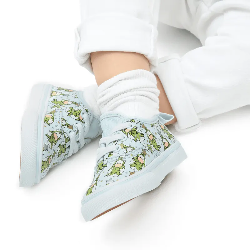 VANS Authentic Met Elastische Veters Voor Peuters Blauw (VN0A4BUYBLU)