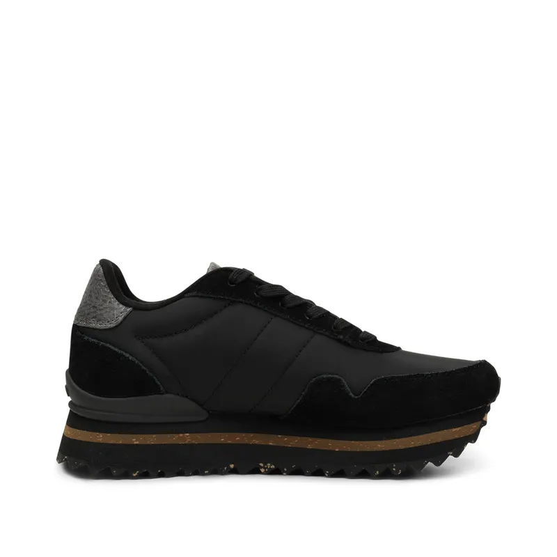 Woden Nora III Leather Plateau Black (WL1753 020)