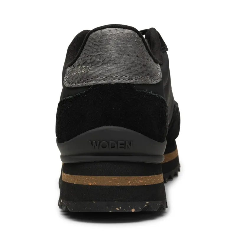 Woden Nora III Leather Plateau Black (WL1753 020)