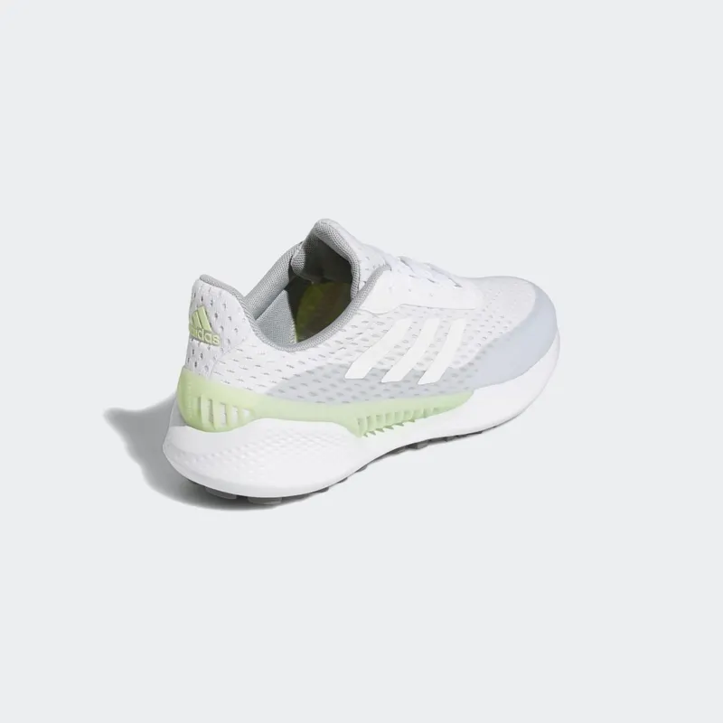 adidas Women’s Summervent Recycled Polyester Spikeless Golfschoenen Cloud White / Cloud White / Almost Lime (GZ3281)
