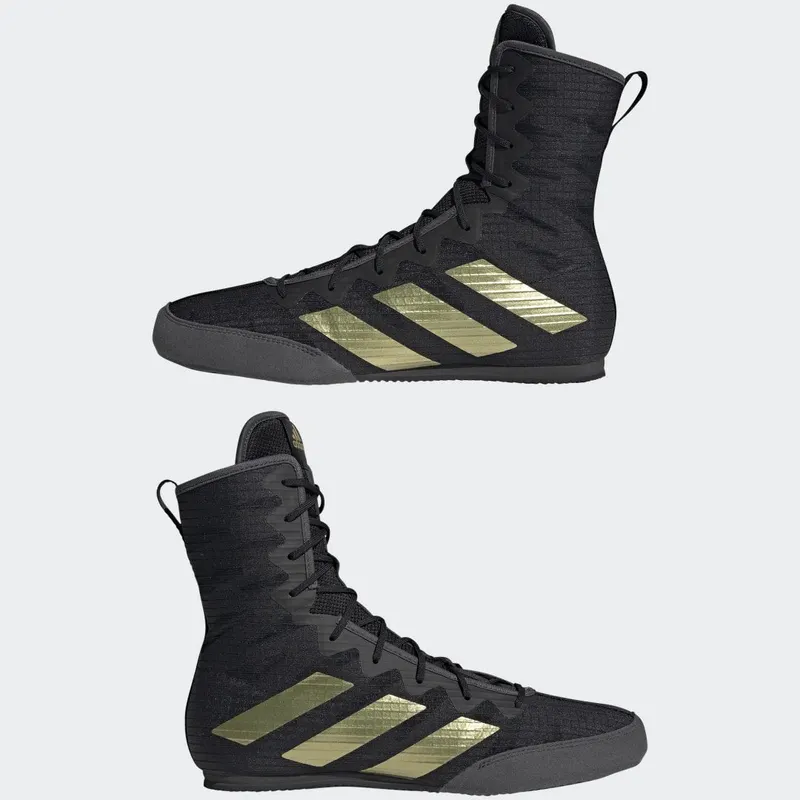adidas Box Hog 4 Core Black / Gold Metallic / Grey Six (GZ6116)