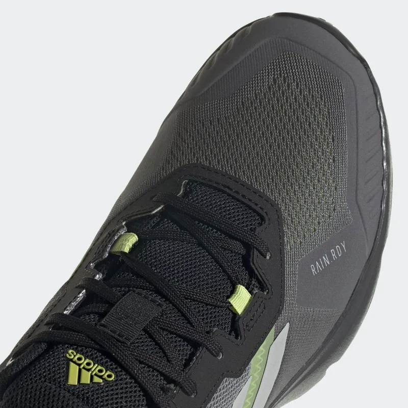 adidas Terrex Soulstride RAIN.RDY Trail Running Grey Four / Grey Two / Pulse Lime (GZ9032)