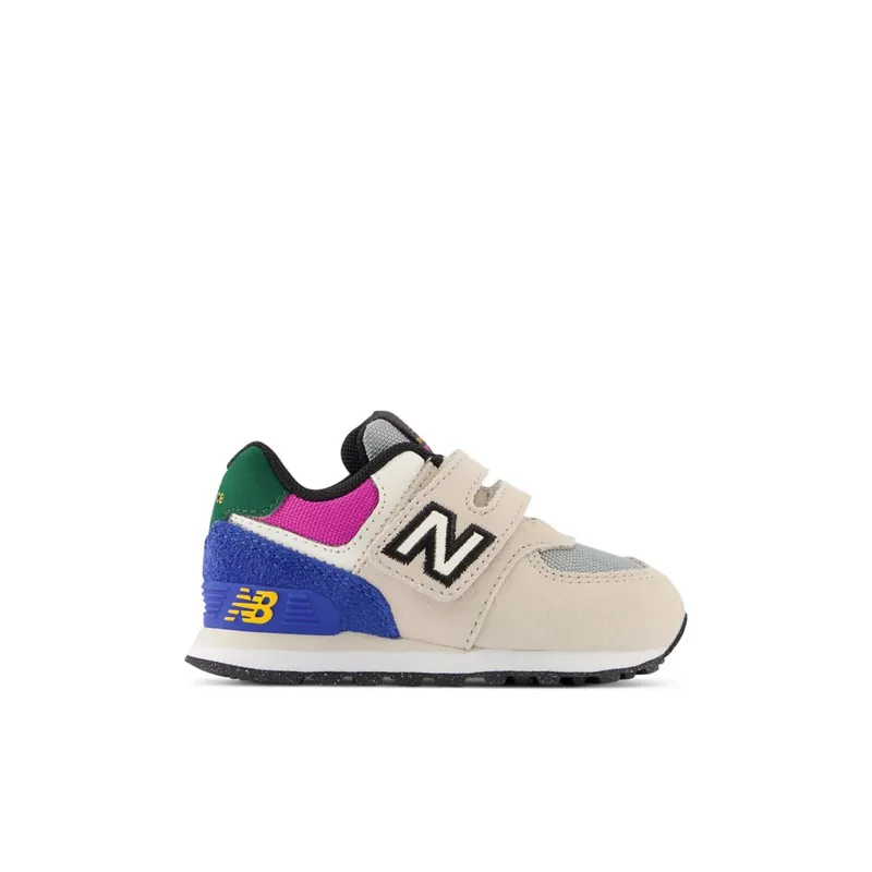 New Balance 574 Hook and Loop Moonbeam / Cobalt / Magenta Pop (IV574V1-39039)