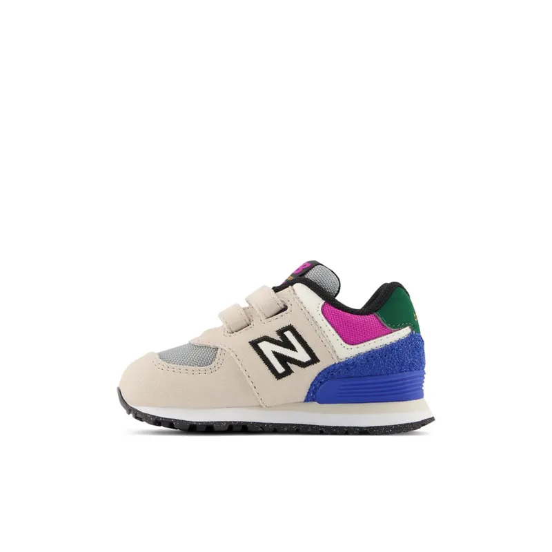 New Balance 574 Hook and Loop Moonbeam / Cobalt / Magenta Pop (IV574V1-39039)
