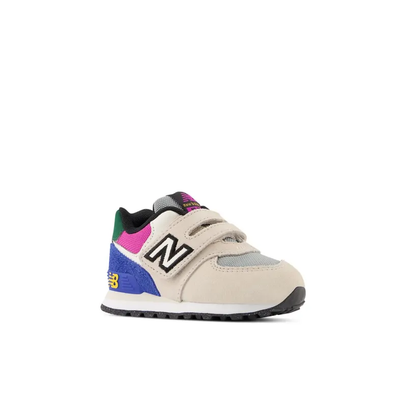 New Balance 574 Hook and Loop Moonbeam / Cobalt / Magenta Pop (IV574V1-39039)
