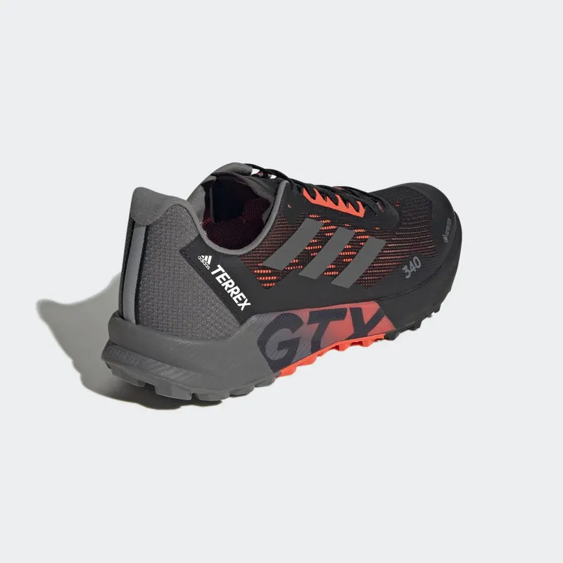 adidas Terrex Agravic Flow 2.0 GORE-TEX Trail Running Core Black / Grey Four / Cloud White (H03183)