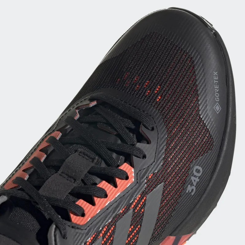 adidas Terrex Agravic Flow 2.0 GORE-TEX Trail Running Core Black / Grey Four / Cloud White (H03183)