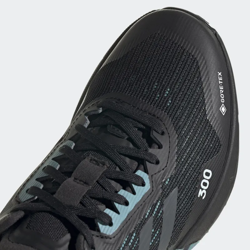 adidas Terrex Agravic Flow 2.0 GORE-TEX Trail Running Core Black / Grey Six / Mint Ton (H03382)