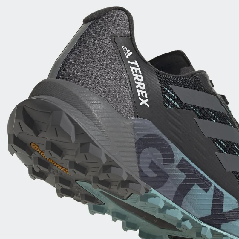 adidas Terrex Agravic Flow 2.0 GORE-TEX Trail Running Core Black / Grey Six / Mint Ton (H03382)