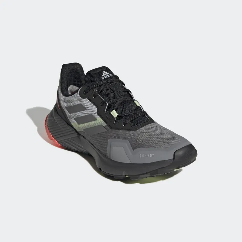 adidas Terrex Soulstride RAIN.RDY Trail Running Grey Three / Grey Four / Turbo (H03387)