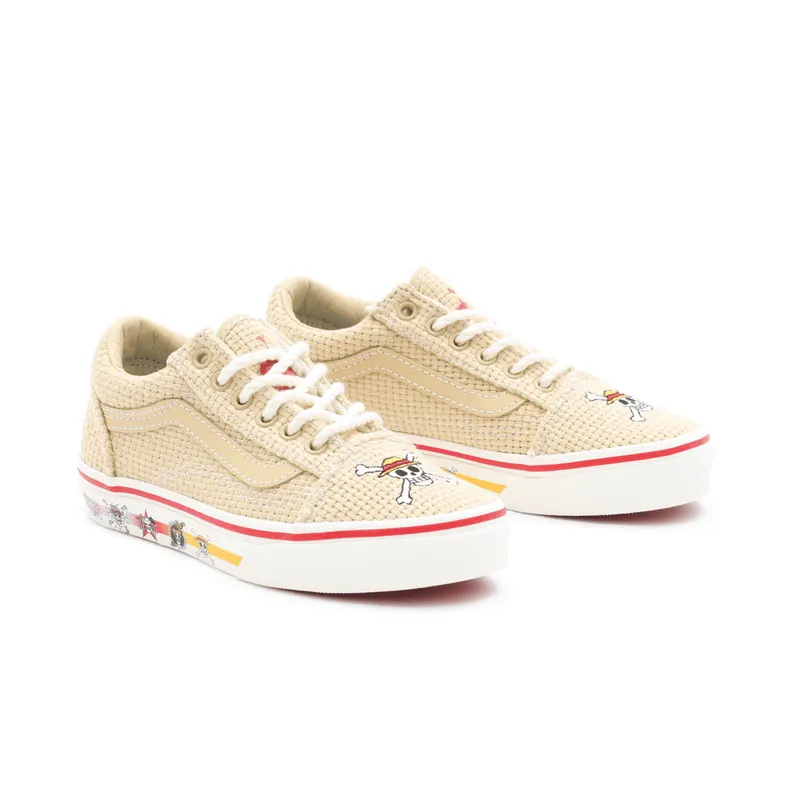 VANS Vans X One Piece Old Skool Kinderschoenen Beige (VN0005WVBMB)