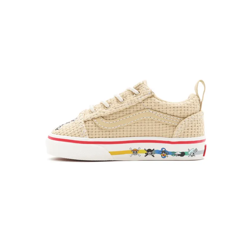 VANS Vans X One Piece Old Skool Met Elastische Veters Beige (VN0A4TZOBMB)