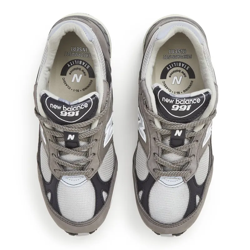 New Balance MADE in UK 991 Castlerock / Navy / White (WL991V1-39535)