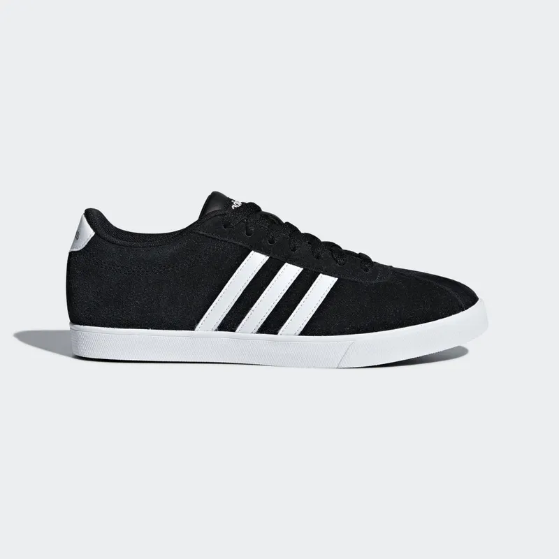 adidas Courtset Core Black / Cloud White / Matte Silver (B44619)