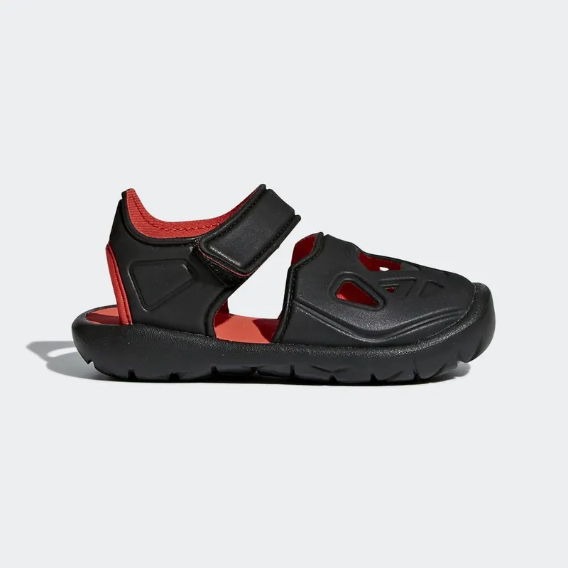 adidas FORTASWIM 2 I Core Black / Hi-Res Red / Core Black (CQ0089)