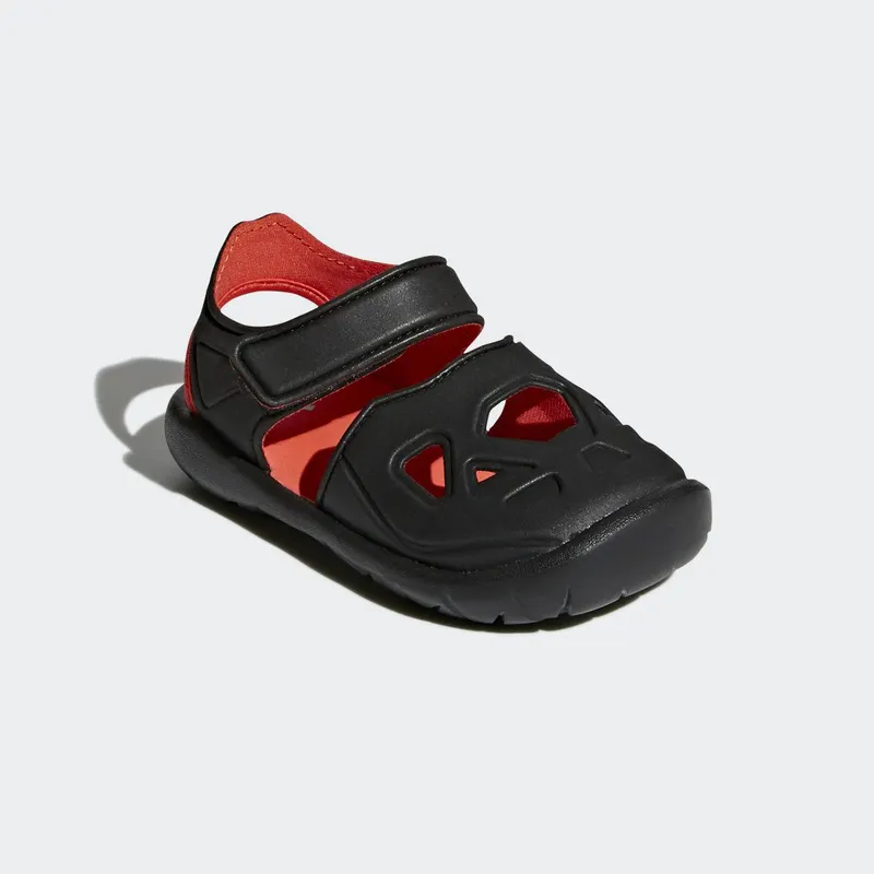 adidas FORTASWIM 2 I Core Black / Hi-Res Red / Core Black (CQ0089)