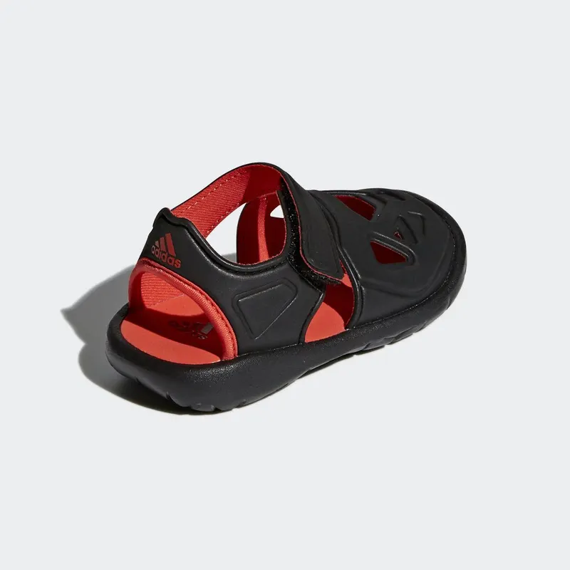 adidas FORTASWIM 2 I Core Black / Hi-Res Red / Core Black (CQ0089)