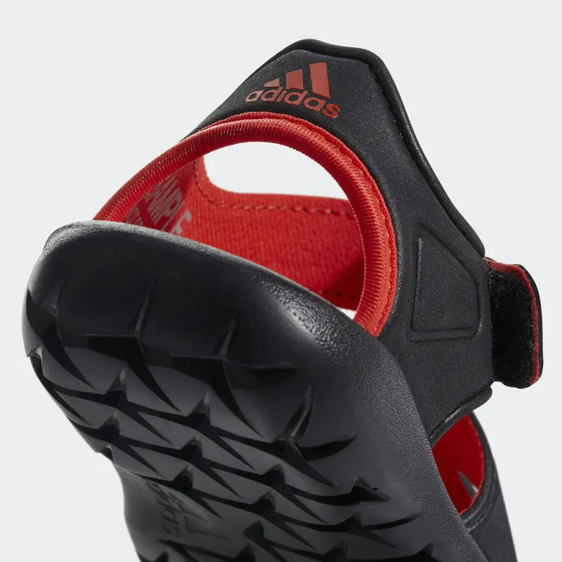 adidas FORTASWIM 2 I Core Black / Hi-Res Red / Core Black (CQ0089)